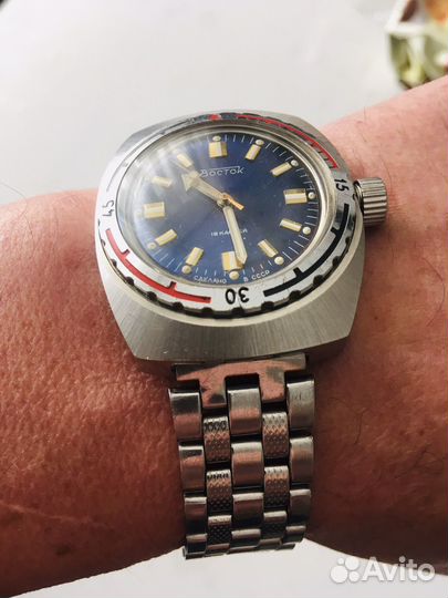 Часы Восток амфибия СССР бочка