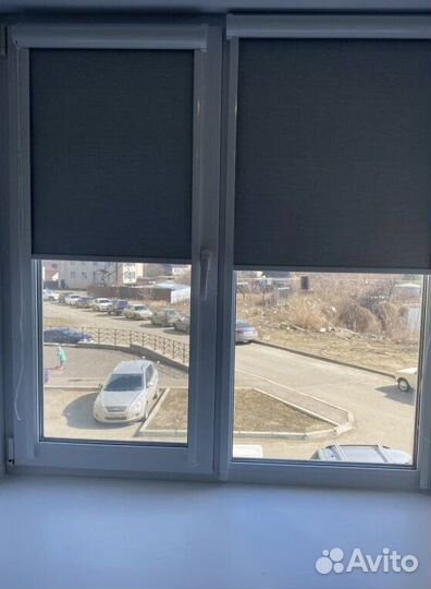 Рулонные шторы в коробе и с направляющими W1516