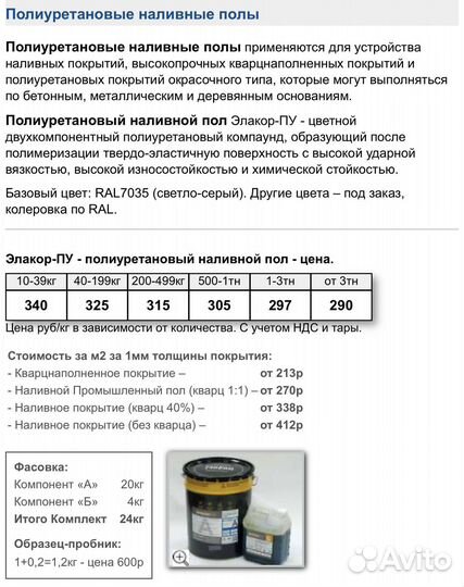 Материалы тм «Элакор» от производителя