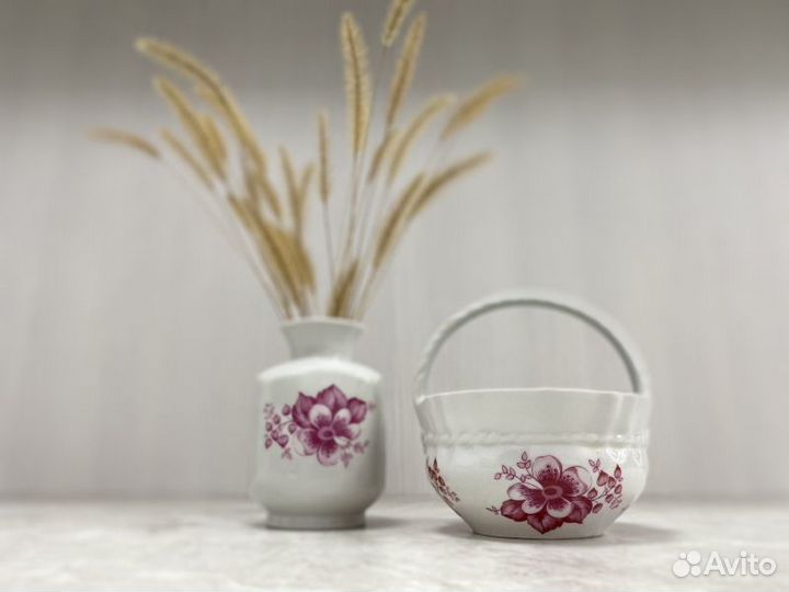 Вазочка и конфетница