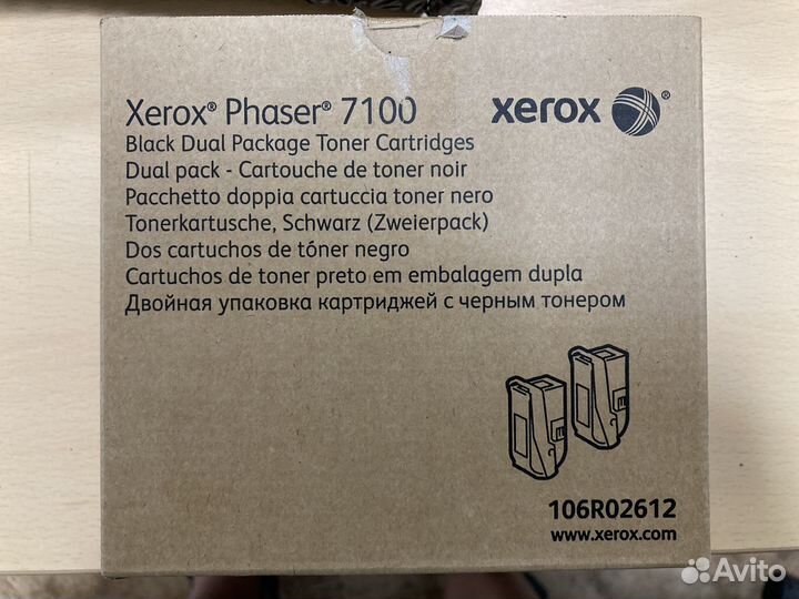 Картридж Xerox phaser 7100 (Черный)