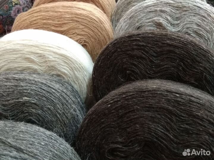 Пряжа рассказовская 100 шерсть
