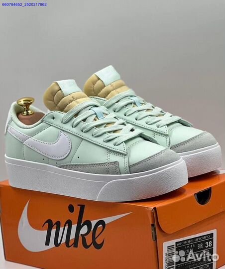 Кроссовки Nike Blazer Low Platform Barely Green (А