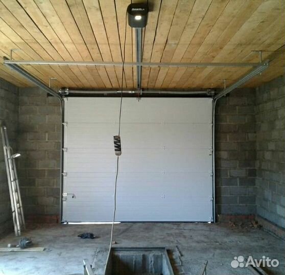 Автоматические и механические секционные ворота