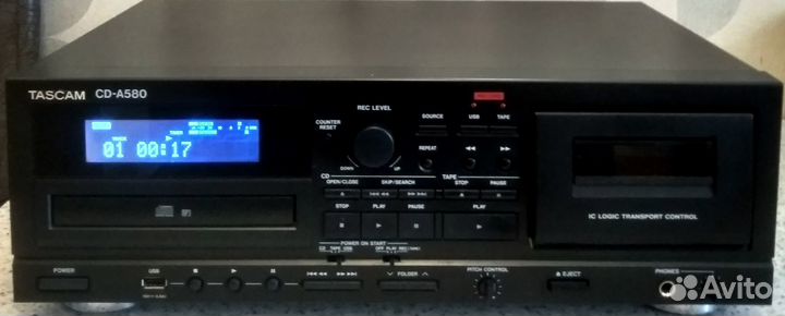 Tascam CD-A580(Teac) – профес CD/USB/Cass рекордер