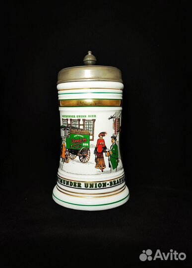 Коллекционная пивная кружка 1990 год