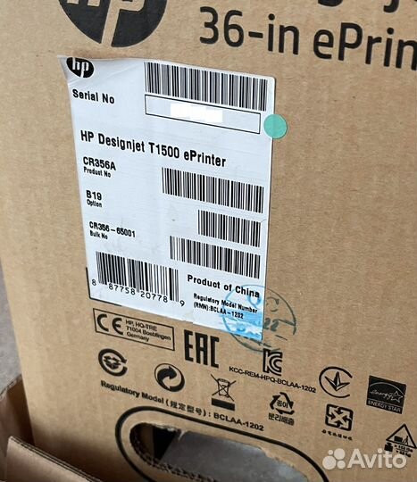 Плоттер новый HP Designjet T1500 36 дюймов