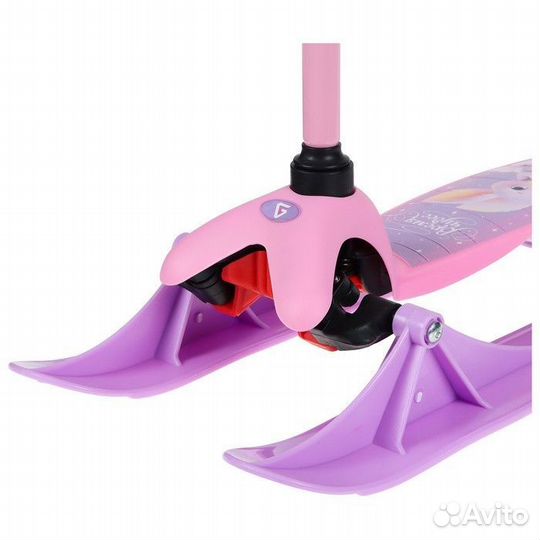 Самокат снегокат Graffiti 2в1 