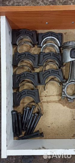 Поршни с шатунами bmw e32 e34 m30 b30