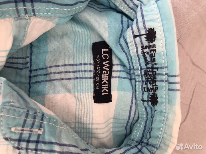 Рубашки футболки для мальчика летние 128