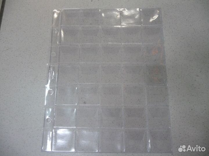 Лист для монет и бон