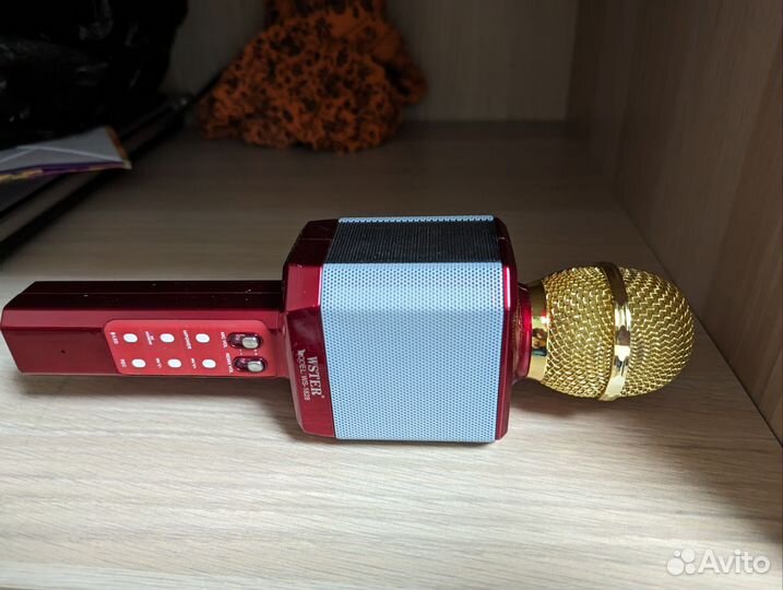 Беспроводной микрофон Wster WS-1828 (Красный)