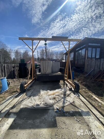 Продам козловой кран 2т