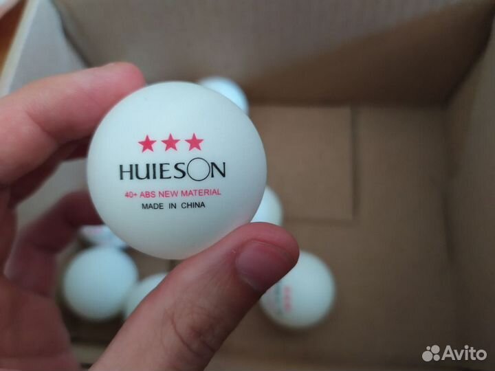 Мячи для настольного тенниса Huieson 40+ ABS NEW