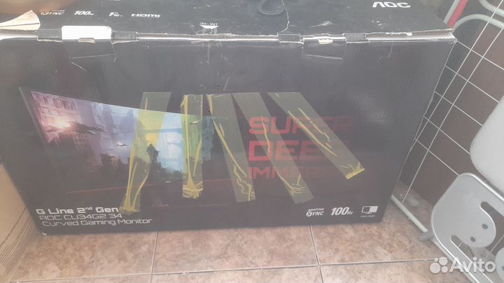 Монитор AOC 34 100 гц