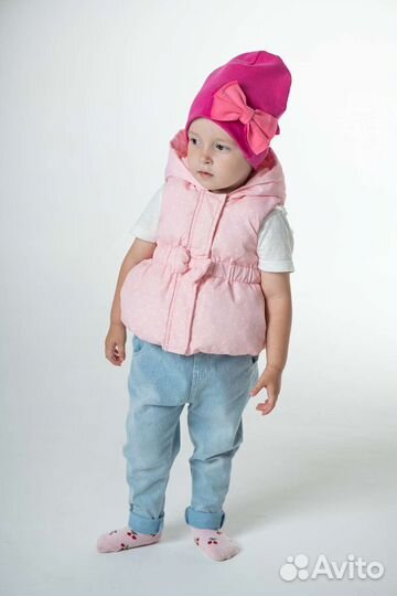 Шапка для девочки 46-48см