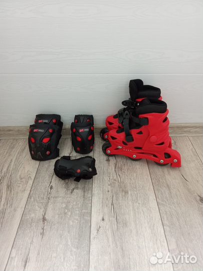 Ролики детские р.28-31 с комплектом защиты