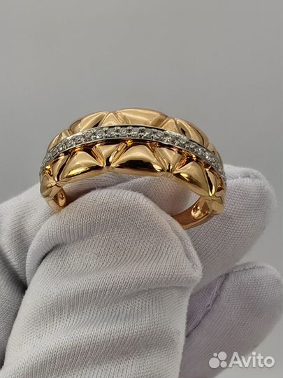 Золотое Кольцо 585 пробы с бриллиантами. Рассрочка
