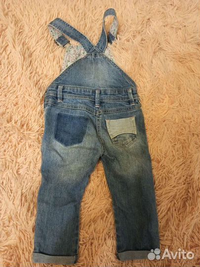 Джинсовый комбинезон для девочки