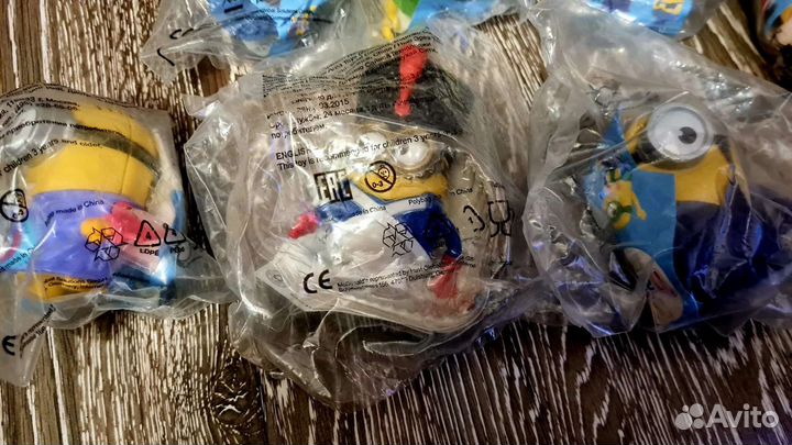 Игрушки макдональдс Гадкий Я1 новый 2013