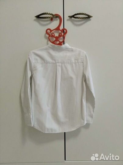 Рубашка белая 110-116 см