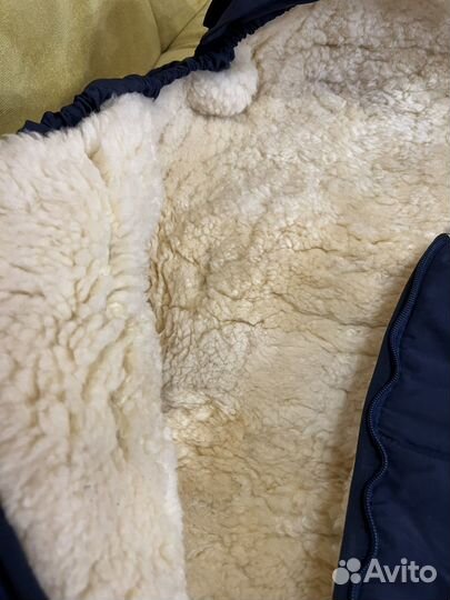 Конверт зимний на овчине christ