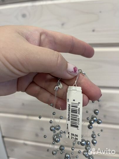 Monet, винтаж,чокер серебристый жемчуг