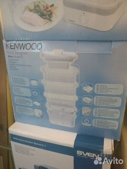 Пароварка Kenwood food streamer 900w новая