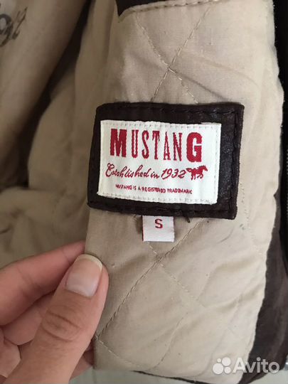 Кожаная куртка mustang