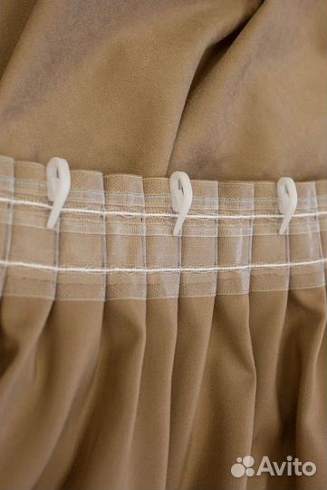 Портьера 280х250см, Бежевый