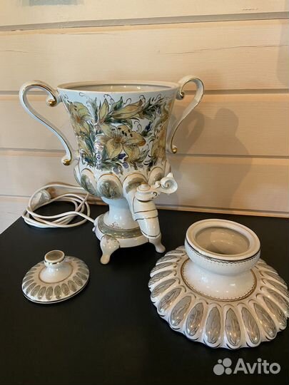 Самовар электрический фарфоровый