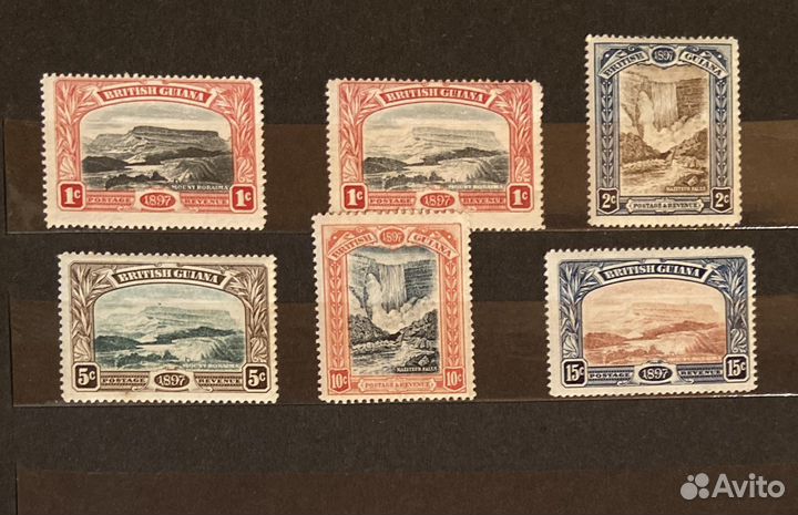 Британская Гвиана British Guiana 1898 г