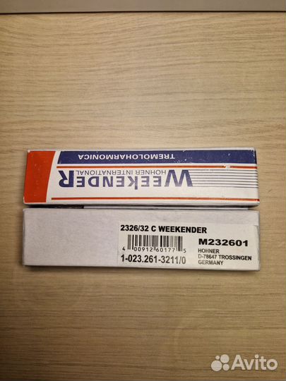 Губная гармошка Weekender Hohner International