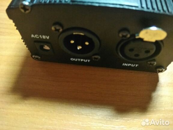 Фантомное питание 48v для микрофона новый в коробк