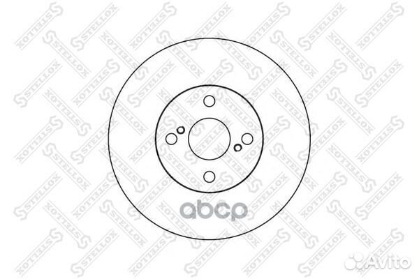 6020-4587-SX диск тормозной задний Toyota Coro