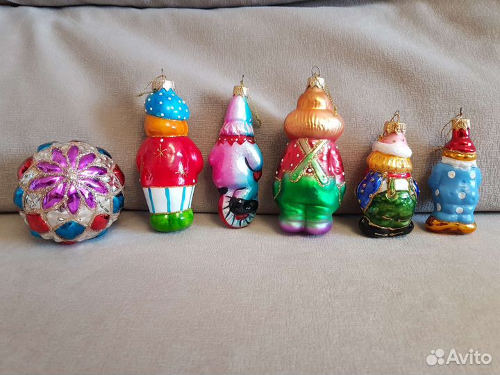 Елочные игрушки стекло