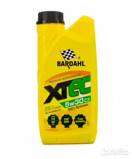 Масло Бардаль Bardahl XTeC 5w-30 C3 DPF LL-04 6л