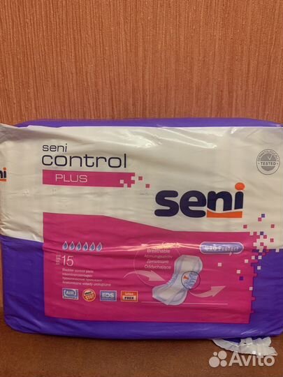 Урологические прокладки seni 6 капель