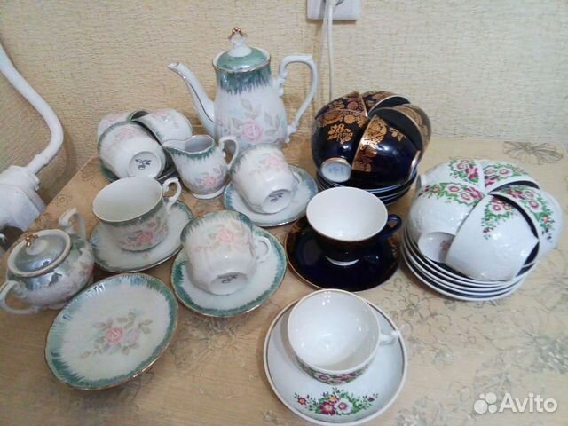 Сервизы чайные винтаж