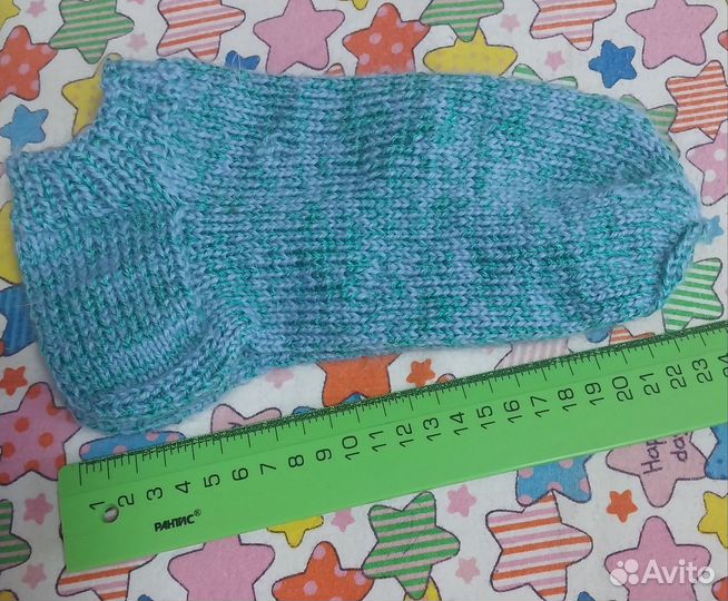 Носки ручной вязки шерстяные