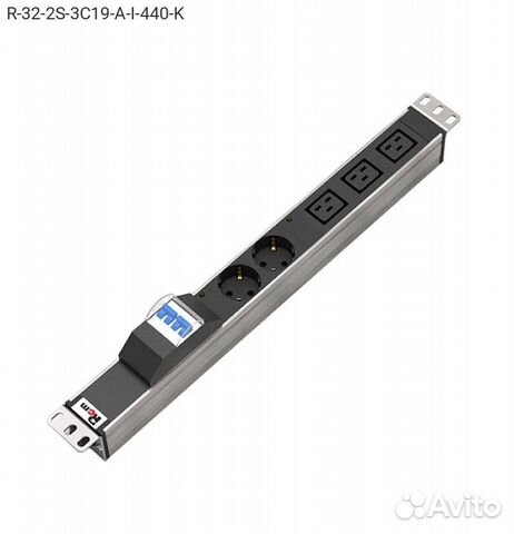 Блок розеток цмо Rem-32, автомат, индикатор, 1U, R