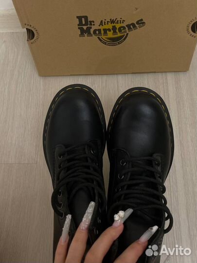 Женские ботинки dr martens nappa black оригинал