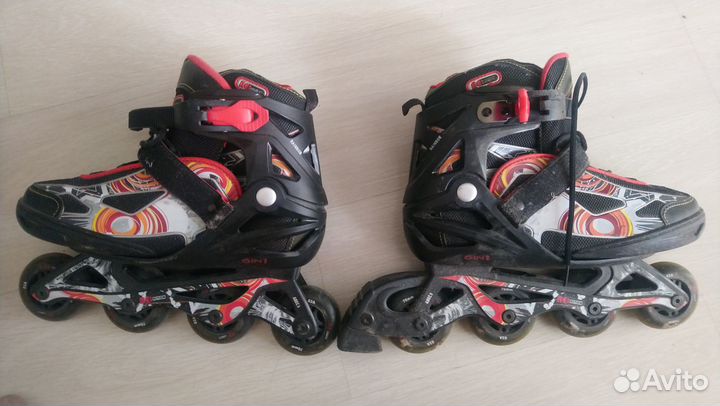 Раздвижные роликовые коньки RE:action RN12-BR-36