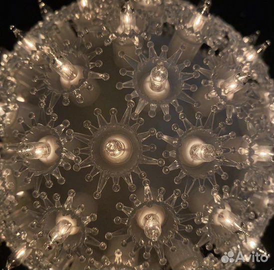 Светильник в форме шара новогодний