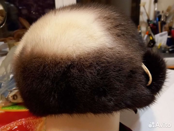 Шапка норковая жен