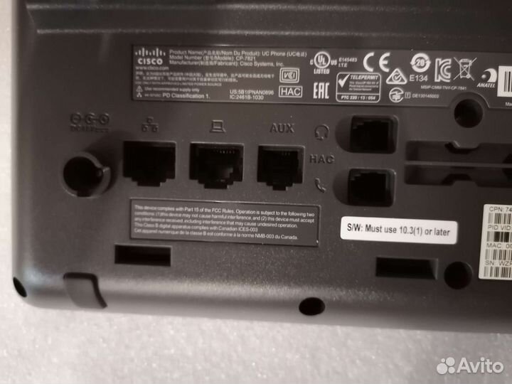 Ip Телефон Cisco новый CP-7821-K9