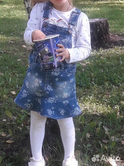 Джинсовый сарафан,джинсовка