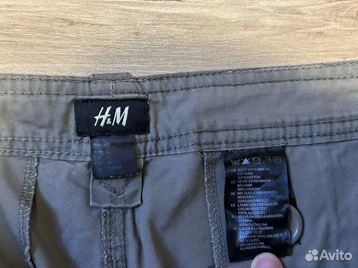 Шорты женские хаки H&M р46-48