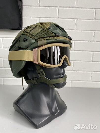 Набор: Шлем + Чехол и очки