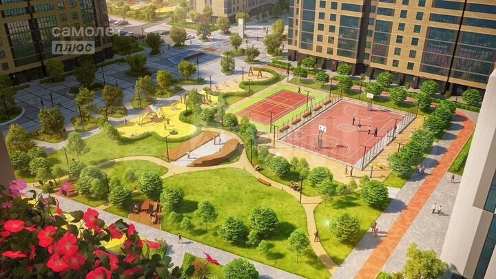 2-к. квартира, 63,7 м², 15/19 эт.